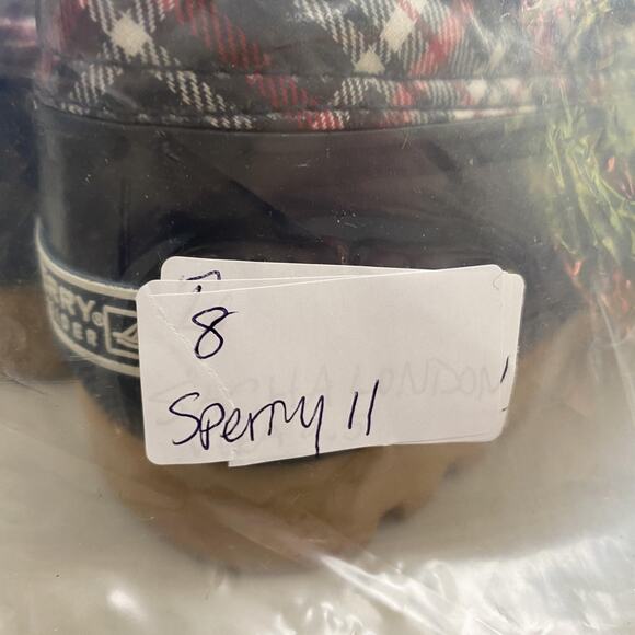 Sperry Top-Sider Duck Boots Womens 11 Tartan Plaid Waterproof Rubber STS90712 - Picture 13 of 13